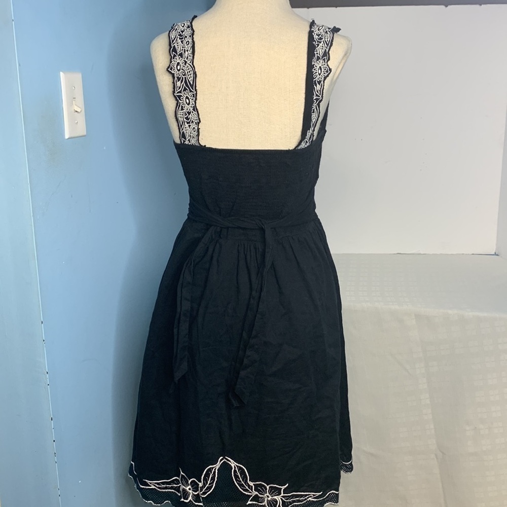 Free People Black Embroidered Dress - Picture 3 of 9